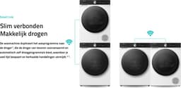 Hisense 5S Serie WF5S1045BW - Wasmachine met Energielabel A - 10,5kg - Auto dosing - 72dB (A) - Steam Wash -1400 toeren - Power Wash 49' - Connectlife — thumbnail 23