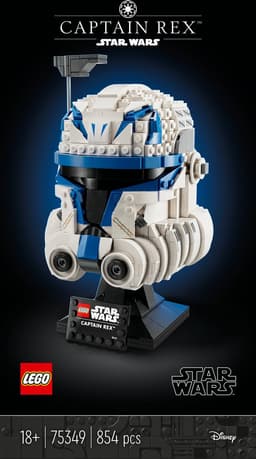 LEGO Star Wars Captain Rex Helm Set voor Volwassenen, The Clone Wars Collectible - 75349 — thumbnail 23