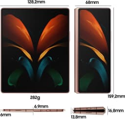 Samsung Galaxy Z Fold 2 5G - 256GB - Mystic Bronze — thumbnail 9