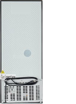 Merax 106L Mini Koelkast met Vriesvak – Minikoelkast 60L Koelruimte en 46L Vriesruimte – 7 Temperatuurinstellingen – LED-Verlichting – Stil 45 dB – Zilver — thumbnail 4