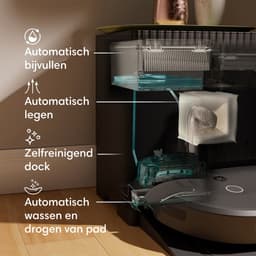iRobot Roomba Combo 10 Max + AutoWash Dock - Robotstofzuiger en Dweilrobot - Zelfreinigend - Objectdetectie en vermijding - X0858 — thumbnail 8