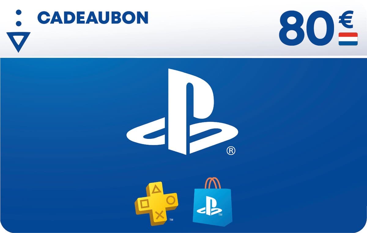 80 euro PlayStation Store tegoed - PlayStation Kaart (NL) — afbeelding 1