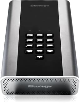 iStorage diskAshur DT2 - externe harde schijf - 1 TB - Cijfercode - Zwart - Grafiet — thumbnail 2
