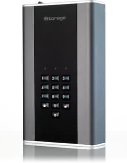iStorage diskAshur DT2 - externe harde schijf - 1 TB - Cijfercode - Zwart - Grafiet — thumbnail 3