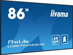 iiyama LH8675UHS-B1AG beeldkrant Digitale signage flatscreen 2,17 m (85.6") LCD Wifi 500 cd/m² 4K Ultra HD Zwart Type processor Android 11 24/7 — thumbnail 8
