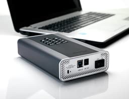 iStorage diskAshur DT2 - externe harde schijf - 12 TB - Cijfercode - Zwart - Grafiet — thumbnail 2