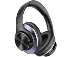 OneOdio Focus A10 – Zwart/Paars – Over-Ear Bluetooth Koptelefoon – Hybrid ANC – 50H Batterijduur – Dual Device Pairing