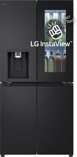 LG InstaView GMG860EPBE 508L French door - Amerikaanse koelkast - InstaView™ om snel binnen te kijken - DoorCooling+™ voor snellere en gelijkmatige koeling tot aan de deur - Ijs en waterdispenser - Zwart — thumbnail 11