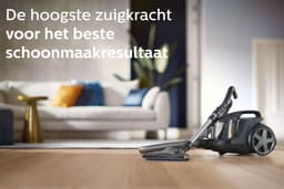 Philips Stofzuiger zonder Zak XB9154/09 - Lang Snoer - Alle Vloertypen - Met HEPA 13 Allergiefilter - Bediening in Handvat - Incl 2 Extra Mondstukken - Zwart — thumbnail 2