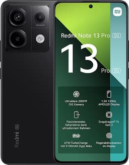Xiaomi Redmi Note 13 Pro 5G - Dual Sim 8/256GB - Midnight Black — thumbnail 7