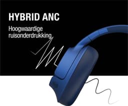 Fresh ‘n Rebel Clam Fuse – Draadloze Bluetooth Koptelefoon met Active Noise Cancelling - 45 uur Speelduur - True Blue — thumbnail 5