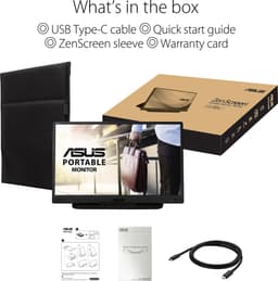 ASUS ZenScreen MB166C - Portable USB-C Monitor - Met Smartcover - 15.6 inch — thumbnail 2