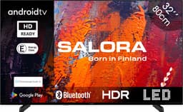 Salora 32HA550 HD Android TV 32 Inch Zwart — thumbnail 1