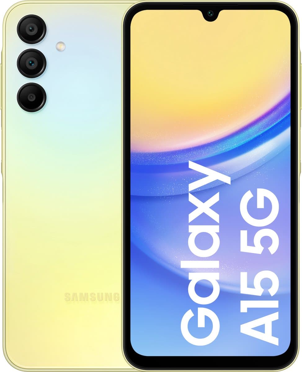 Samsung Galaxy A15 5G - 128GB - Yellow — afbeelding 1