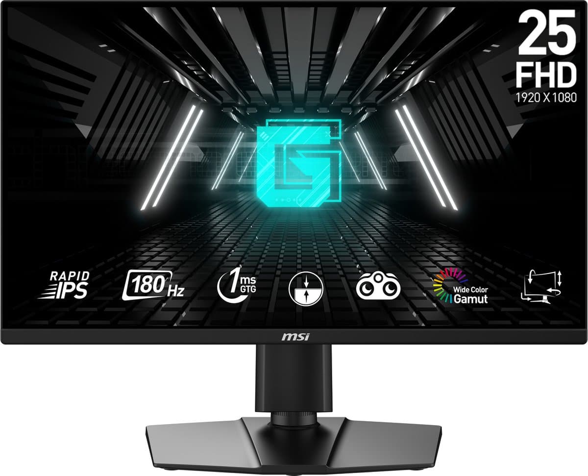 Monitor MSI G255PF E2 24,5" Full HD — afbeelding 1
