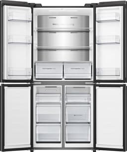 Hisense RQ5P470SAFE - Cross-door koel-vriescombinatie - My Fresh Choice - Metal-Tech Cooling - Dual-Tech Cooling - Inhoud 483 Liter - Zwart — thumbnail 16