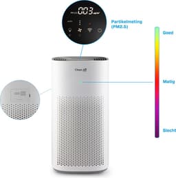 Clean Air Optima® CA-507 Smart - Intelligente HEPA Ionisator Luchtreiniger - 360° Airflow - Extreem stil met sleepmode! <10dB(A)! — thumbnail 4