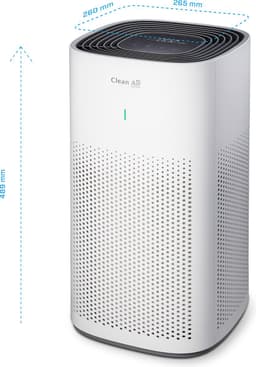 Clean Air Optima® CA-507 Smart + CA-505 Smart - Intelligente HEPA Ionisator Luchtreinigers - 360° Airflow - Extreem stil met sleepmode! <10dB(A)! — thumbnail 2