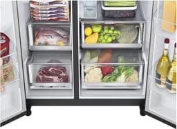 LG GSJV71MCLE Amerikaanse koelkast Mat Zwart - Door in door - Doorcooling - No Plumbing — thumbnail 3