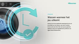 Hisense 3S Serie WF3S8043BW3/BLX - Wasmachine met Energielabel A -30% - 8kg - 72dB (A) - Steam Wash -1400 toeren - Power Wash 49' - ConnectLife - Inhoud Trommel 54 Liter — thumbnail 24