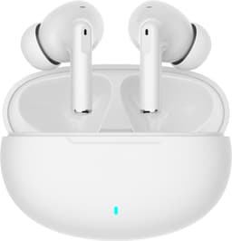 OOQE FLOW MAX - Draadloze Oordopjes - Bluetooth Oordopjes - Oortjes Draadloos - ANC - Lange Batterijduur - Zuiver Geluid - Geschikt voor Samsung en Apple - Geschikt voor Muziek, TV en Laptop - Ergonomisch - Wit — thumbnail 2