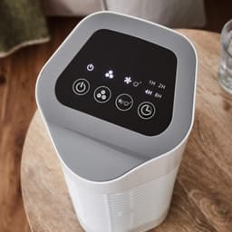 Luchtreiniger - met HEPA & Koolstoffilter - Luchtreinigers - Timer Functie & 3 Snelheden - 60 m3/u - Ionisator - Air Purifier - Wit — thumbnail 3