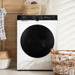 Inventum VWM8010W - Wasmachine - 8kg - 14 programma's - 1400 toeren - Energieklasse A-10% - Steam Clean - Stil: 72 dB - Wit/Zwart — thumbnail 3