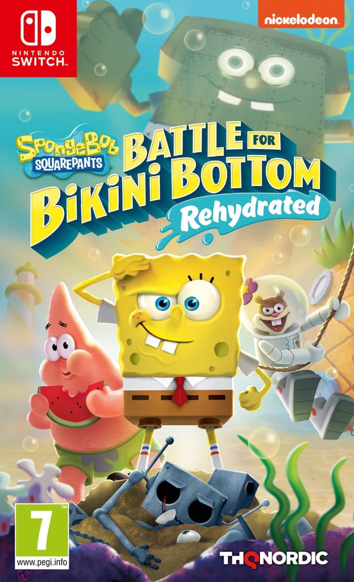 Spongebob SquarePants: Battle for Bikini Bottom - Rehydrated - Nintendo Switch — afbeelding 1