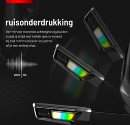 Gaming Headset met Microfoon - Headset PS4, PS5, Xbox One, Xbox Series en PC - Virtueel 7.1 Surround Sound — thumbnail 8