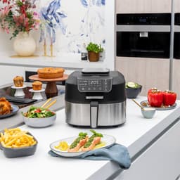 Princess Airfryer Grill XXL 182092 - 2 in 1 Grill en Heteluchtfriteuse - Temperatuurmeter - Groot 5.6 liter - 265 graden - 4 voorgeprogrammeerde programma's - RVS/Zwart — thumbnail 8