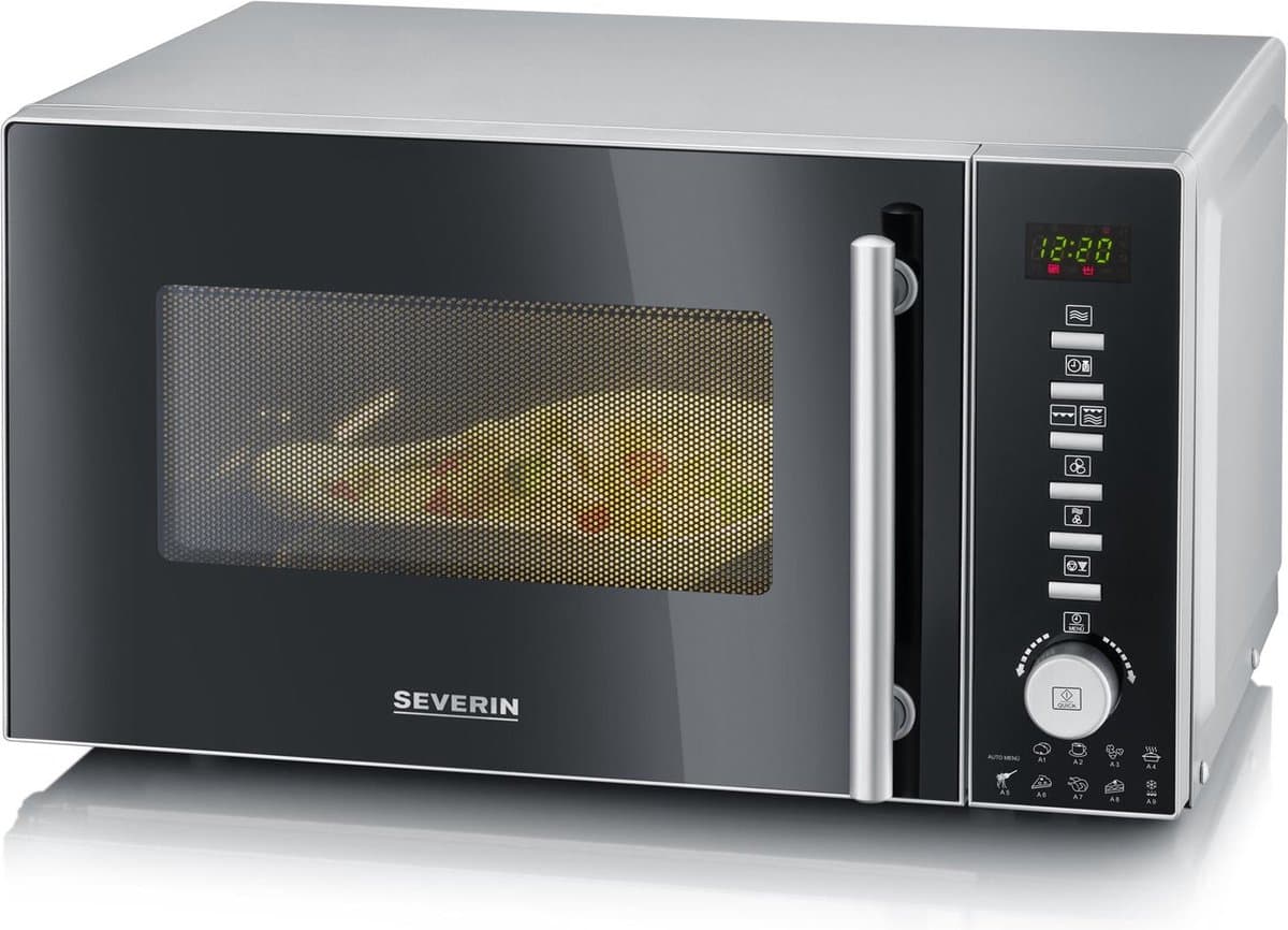 Severin MW 7773 - Combi Magnetron met Grill en Hetelucht - 20 Liter - 10 Vermogensstanden – Pizzafunctie — afbeelding 1