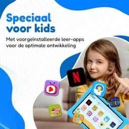 VB Kids Tablet - Kindertablet -  Ouder Control App - 5000mAh Batterij - 10 inch - Kinder tablet - Beschermhoes - Blauw — thumbnail 6
