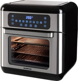 Inventum GF1200HLD Airfryer Oven XXL - 12L - 8 programma's - 80-200 °C - Tot 6 personen - Zwart/RVS — thumbnail 3