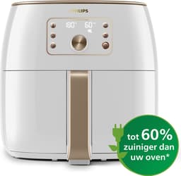 Philips Premium Series Airfryer XXL - HD9870/20 - Smart Sensing - 7.3L - Tot 6 Personen - Wit — thumbnail 5