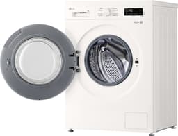 LG F4X1008NWH wasmachine 8 kg met Direct Drive motor voor stille, duurzame prestaties. Spa Steam™ voor hygiënisch wassen. ThinQ slimme bediening. Energie‑label A. Compact design voor dagelijks gemak — thumbnail 11