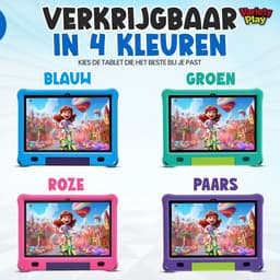 Kindertablet 10 inch – Android 15 – 64GB – Inclusief Hoes – Ouderlijk Toezicht – Kids Tablet – Tablet Kinderen – WiFi — thumbnail 4