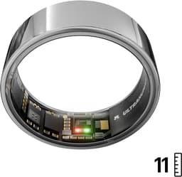 ULTRAHUMAN Ring AIR – Smart Ring | Geen maandabonnement | Bepaal eerst de juiste maat met de Sizing Kit | Slaaptracker - Hartslagmeter - Fitnesstracker – Air Silver – Size 11 — thumbnail 9