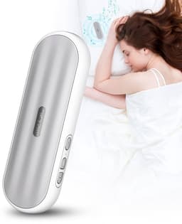 Slaapsprekers met timer - BT 5.1 Onderkussen Bluetooth Speaker - Slaapluidspreker onder kussen - slaapbalk, muziekkoptelefoon - Botgeleiding Technologie - Witte Ruis - Draadloos - voor zijslapers reizen meditatie ontspanning privé luisteren - Wit — thumbnail 1