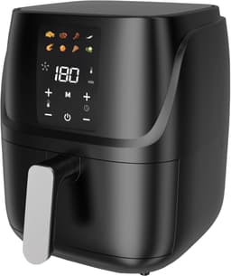 SAVI® Airfryer XXL - Mini-oven - Heteluchtfriteuse - 3L - 8 Programma's - Zwart - 33cm x 31cm x 25cm — thumbnail 2