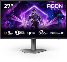AOC AGON PRO AG276QZD2 - QHD OLED Gaming Monitor - 280Hz - Esports Base - HDMI 2.1 - USB-hub - 27 inch — thumbnail 12