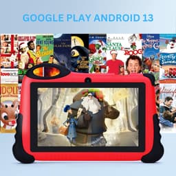 MKSS® Kindertablet Vanaf 3 Jaar - Tablet Kinderen - Kinderspeelgoed - Rood — thumbnail 2