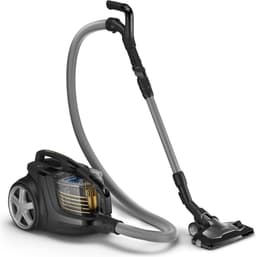 Philips Stofzuiger zonder Zak XB9154/09 - Lang Snoer - Alle Vloertypen - Met HEPA 13 Allergiefilter - Bediening in Handvat - Incl 2 Extra Mondstukken - Zwart — thumbnail 1