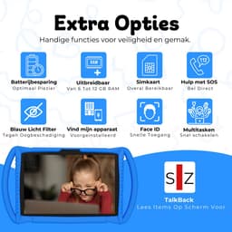 Bosstony Snelle Kids Tablet 10 inch - Ouderlijk Toezicht - 6000mAh Batterij - 192 GB - Incl Beschermpakket - Kindertablet vanaf 3 jaar - Tablet Kinderen — thumbnail 9