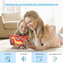 VELTRR® Kindertablet Vanaf 3 Jaar - Tablet Kinderen - Kinderspeelgoed - Rood — thumbnail 4