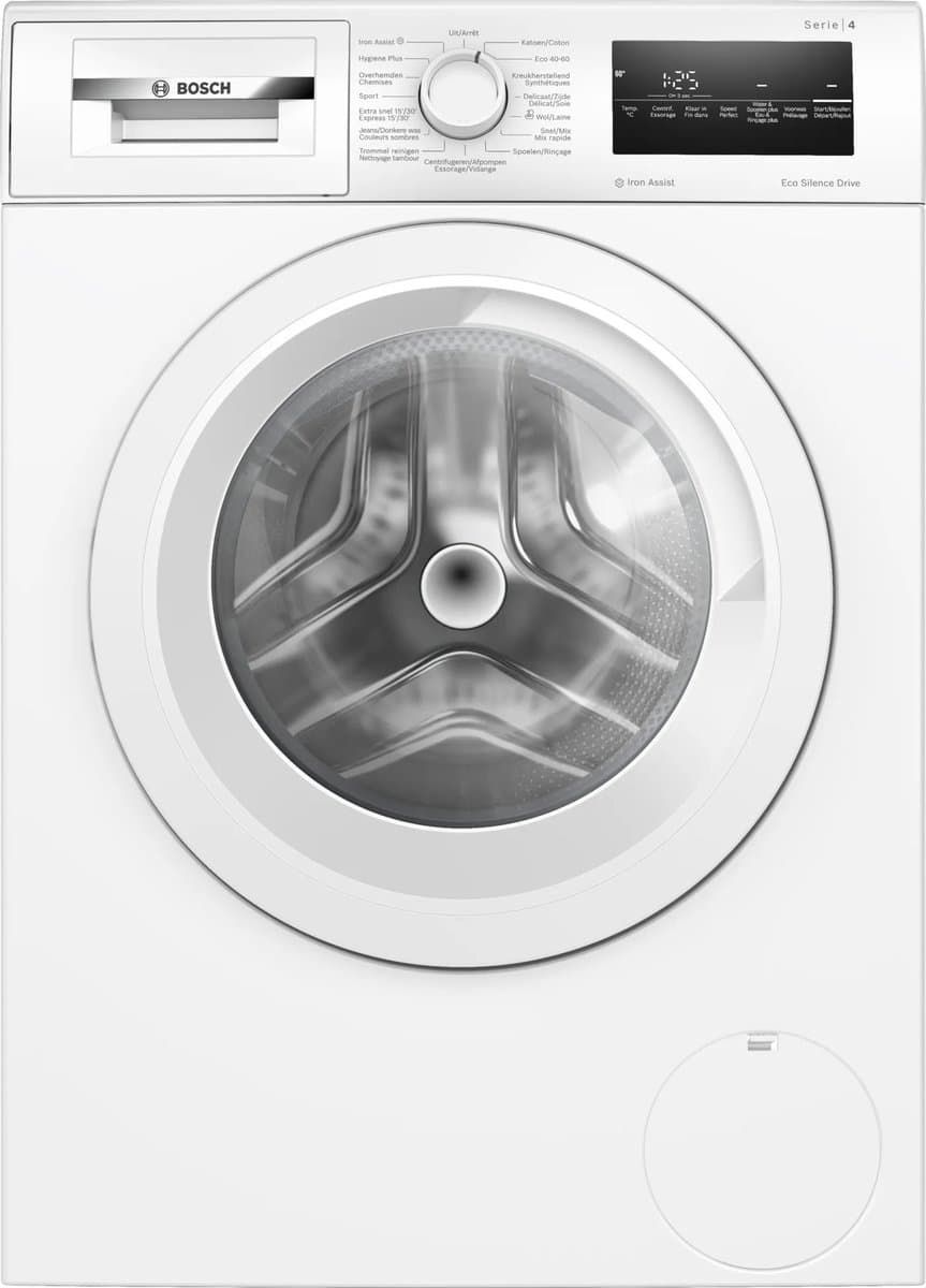 Bosch WAN282E4FG - Serie 4 - Wasmachine - Wasmachine met stoom - 1400 rpm - NL/FR display - Energielabel A - Iron Assist: stoom vermindert kreukels tot 50% — afbeelding 1
