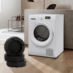 BOTC Wasmachine dempers - Wasmachine Verhoger - Stapelbaar - geschikt voor wasmachine en wasdroger - Zwart — thumbnail 3