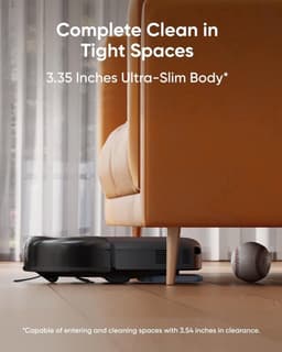 eufy Clean Omni C20 Robotstofzuiger met reinigingsstation en Vervangingssets - Robot Vacuum - 7.000 Pa Zuigkracht, Ronddraaiende Dweilpads, Met Objectdetectie, 8,5 cm Ultraplat Design, Zwart — thumbnail 6