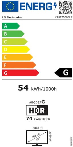 LG 43UA75006LA - 43 inch - 4K LED - 2025 - Smart TV — thumbnail 6