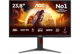 AOC G4 24G4HA - Full HD IPS Gaming Monitor - 200Hz - Ergonomisch - Speakers - 24 inch — thumbnail 1