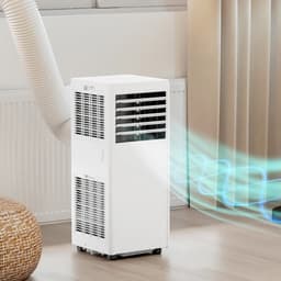4-in-1 Mobiele Airco - Draagbare Airconditioner - 4-in-1 Koelen, Ontvochtiger, Ventilator & Slaapstand - 9000 BTU - voor 20-30 m² - met Afstandsbediening & 24-uurs Timer - Wit — thumbnail 8